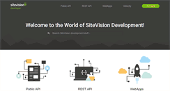 Desktop Screenshot of developer.sitevision.se